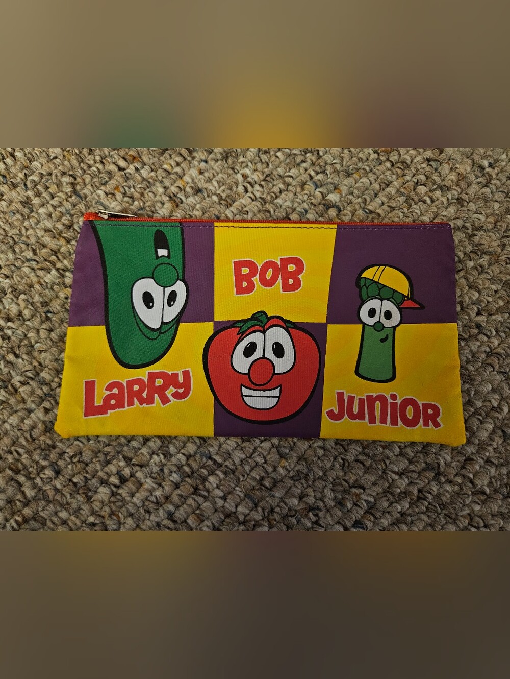 VeggieTales Larry, Bob And Junior Pencil Bag
